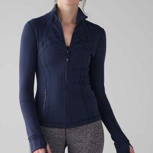Lululemon Navy Define Luon Track Jacket Women Size:14